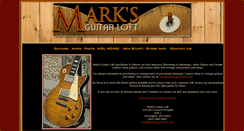 Desktop Screenshot of marksguitarloft.com