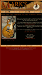 Mobile Screenshot of marksguitarloft.com